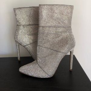 Steve Madden Glitter Studded Booties